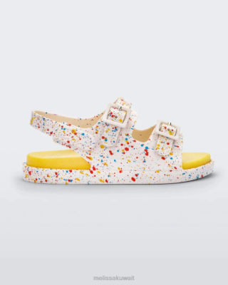 Melissa صندل عريض صغير II - بيبي أبيض - Melissa Kuwait 40TN513