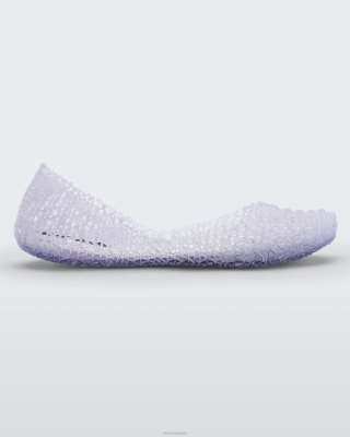 Melissa نحى ورق كامبانا بشكل مسطح واضح - Melissa Shoes Kuwait 40TN130