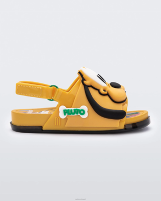 Melissa صندل شاطئ صغير منزلق ميكي والأصدقاء - بيبي أصفر - Melissa Shoes Kuwait 40TN510