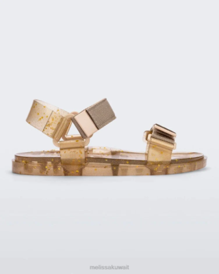 Melissa صندل بابيت واسع لمعان بيج كحد أقصى - Melissa Shoes Kuwait 40TN56